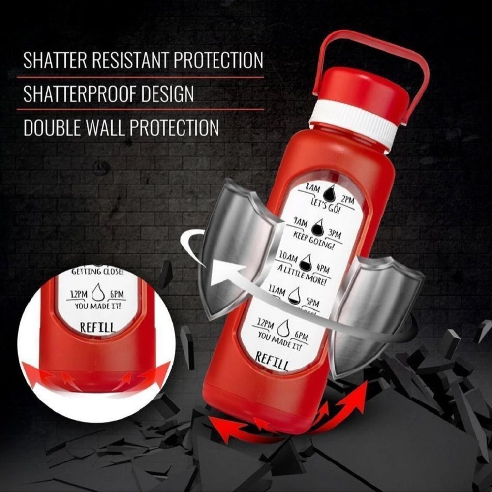 𝅺motivational Water Bottle by Hydromate